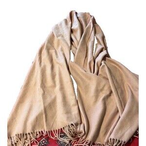 Steve Madden Women's Bohochic Cottagecore Dusty Rose Cozy Fringed Wrap 28" x 76"